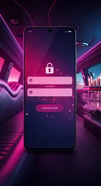 Een overzicht van het Magical Spin Casino login scherm met de velden voor gebruikersnaam en wachtwoord, omringd door elementen die de beveiliging en directe toegang tot bonussen symboliseren.